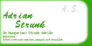 adrian strunk business card